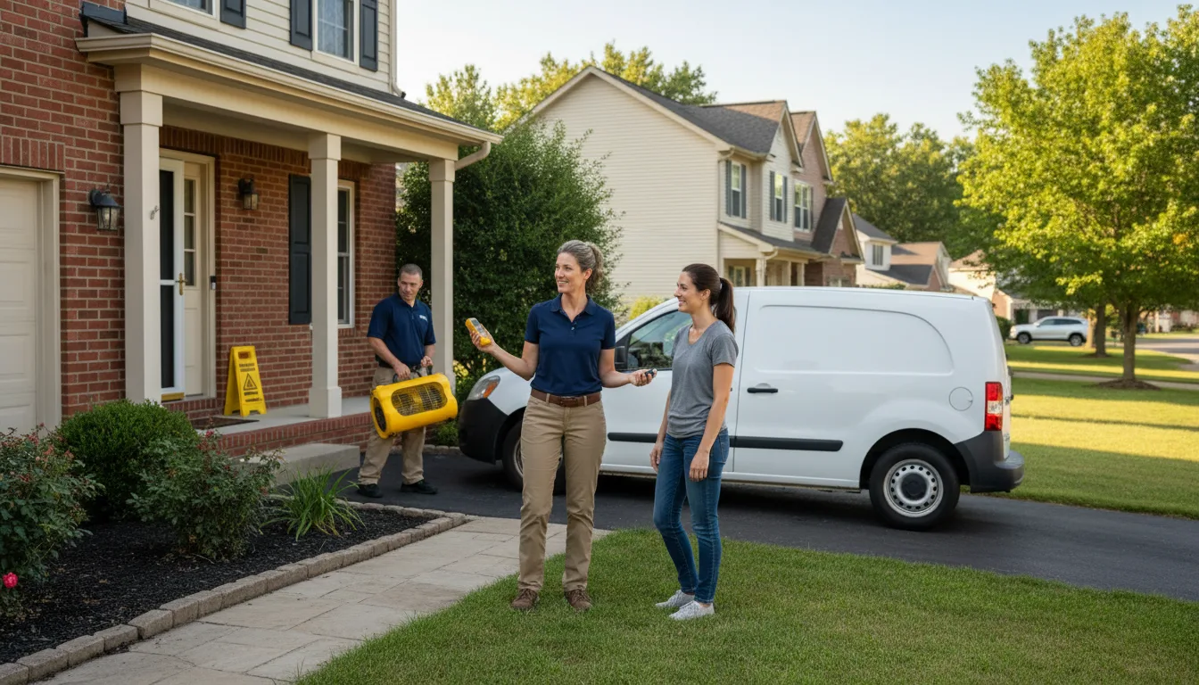 Water restoration image for Mildew Remediation in Lincoln Park, MI